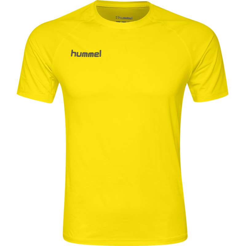 Hummel First Performance Jersey S/S Muške Temeljni Sloj Žute | 470193-508