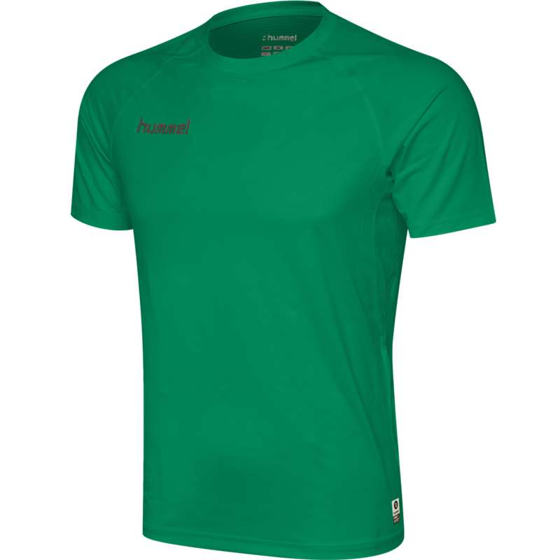 Hummel First Performance Jersey S/S Muške Temeljni Sloj Zelene | 108925-949
