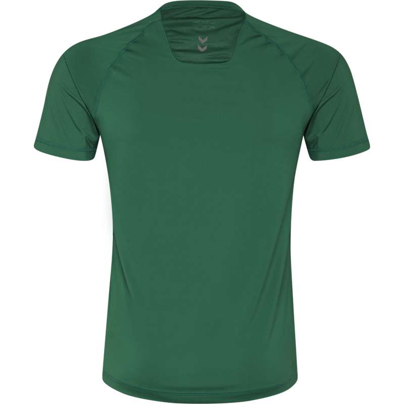 Hummel First Performance Jersey S/S Muške Temeljni Sloj Zelene | 810561-047
