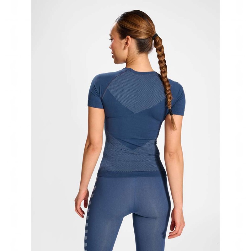 Hummel First Seamless Jersey S/S W Ženske Majice bljue | 132574-066