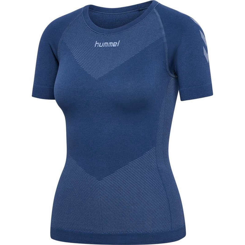 Hummel First Seamless Jersey S/S W Ženske Majice bljue | 132574-066