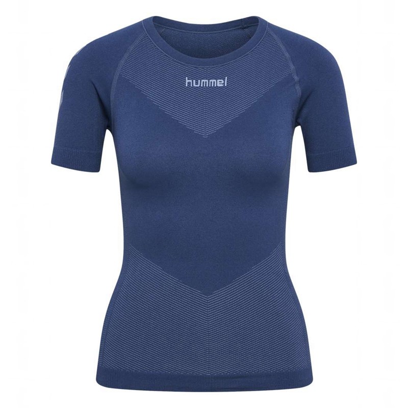 Hummel First Seamless Jersey S/S W Ženske Majice bljue | 132574-066