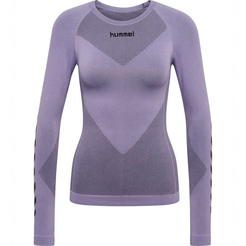 Hummel First Seamless L/S W Ženske Temeljni Sloj Boje Lavande | 254534-682