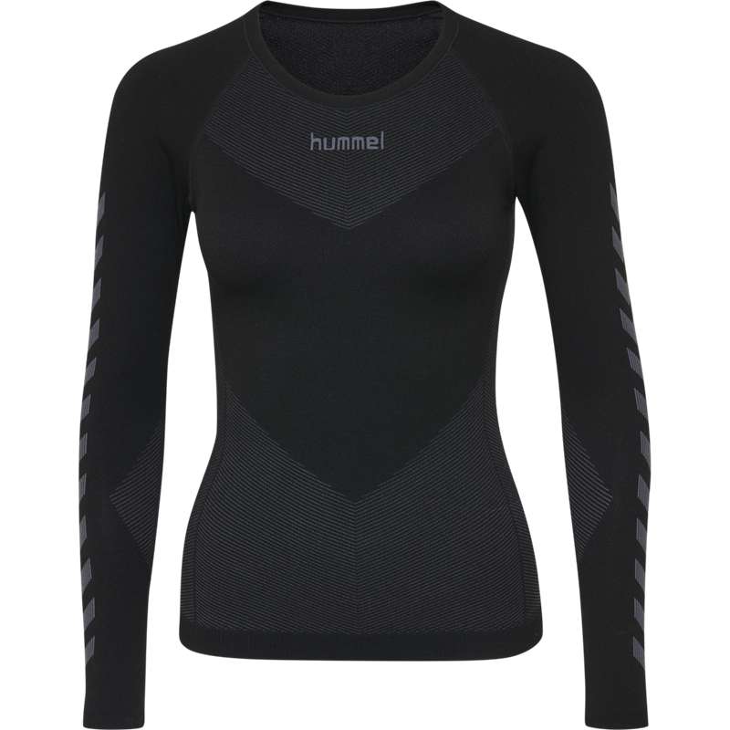 Hummel First Seamless L/S W Ženske Temeljni Sloj Crne | 834190-392