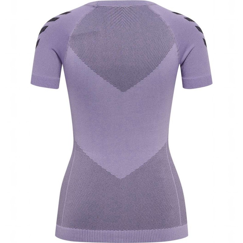 Hummel First Seamless S/S W Ženske Dres Boje Lavande | 463049-023