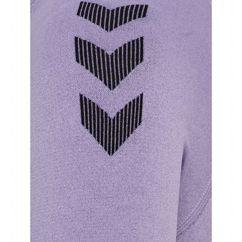 Hummel First Seamless S/S W Ženske Dres Boje Lavande | 463049-023