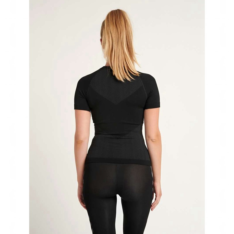 Hummel First Seamless S/S W Ženske Dres Crne | 438987-249