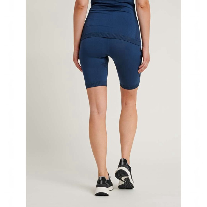 Hummel First Seamless Tr Sht Tigh W Ženske Kratke Hlače Tamnoplave | 332393-371