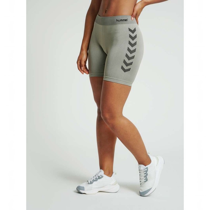 Hummel First Seamless Tr Sht Tigh W Ženske Majica s Kapuljačom Sive | 514451-865