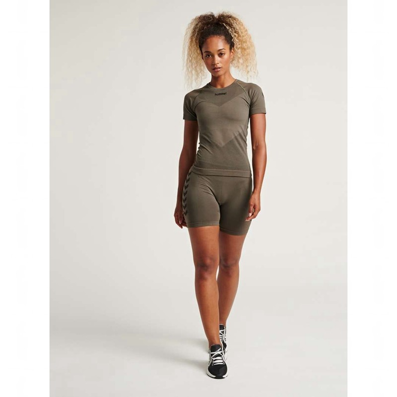 Hummel First Seamless Tr Sht Tigh W Ženske Jakne Zelene | 500514-040