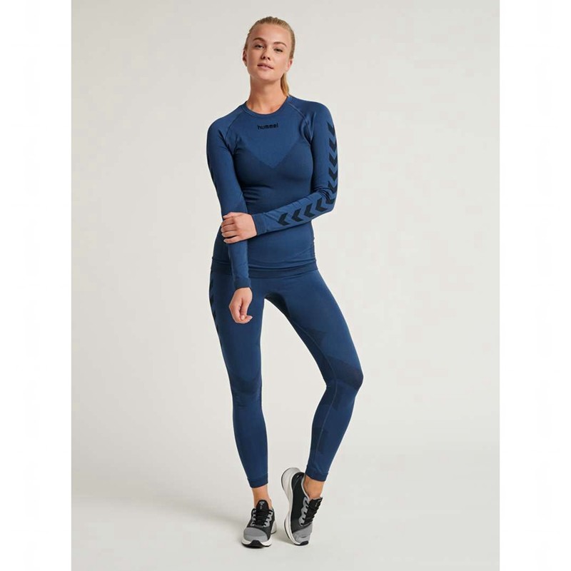 Hummel First Seamless Tr W Ženske Hulahopke Tamnoplave | 731583-507