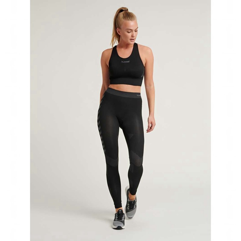 Hummel First Seamless Ženske Hulahopke Crne | 523563-314
