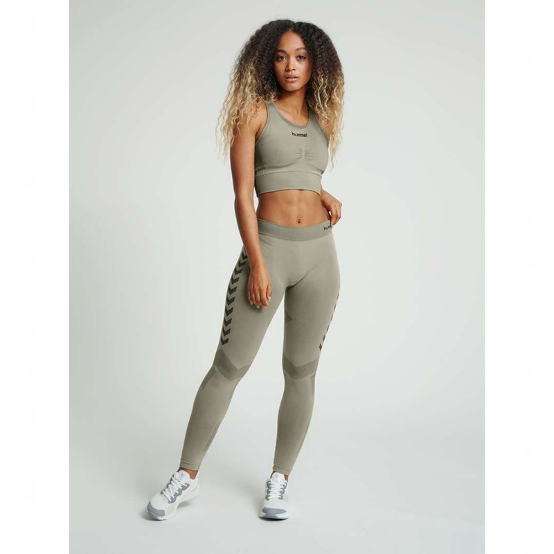 Hummel First Seamless Ženske Sportski Grudnjak Sive | 332823-062