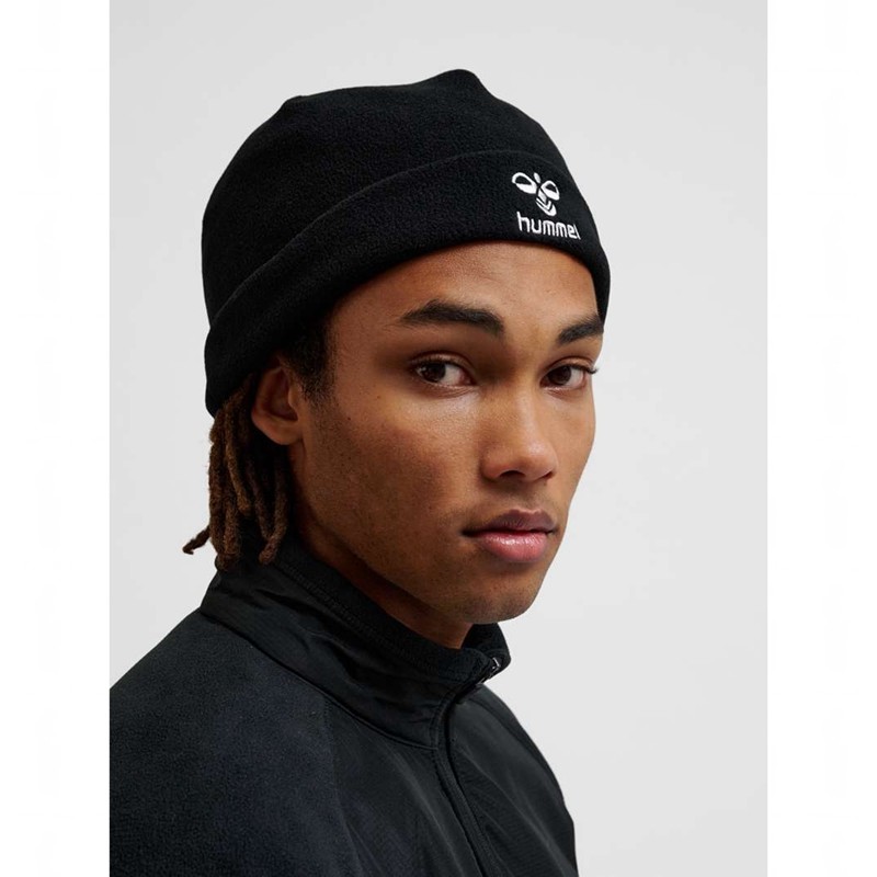 Hummel Fleece Muške Beanie Crne | 006040-666