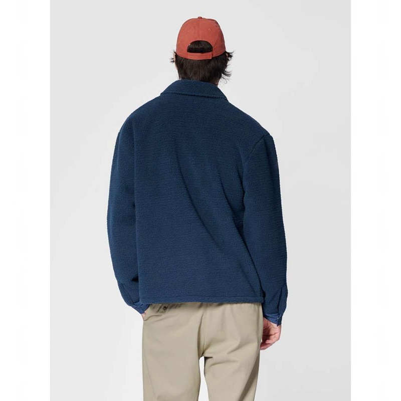 Hummel Fleece Overshirt Sportswear Muške Bucket Šešir Tamnoplave | 354934-623