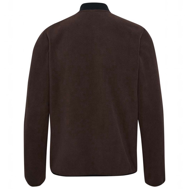 Hummel Fleece Zip Bee Muške Jakne Čokoladne | 543715-117