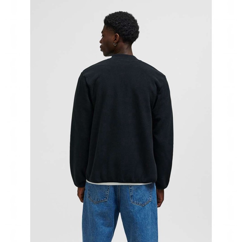 Hummel Fleece Zip Bee Muške Majice Crne | 707399-486