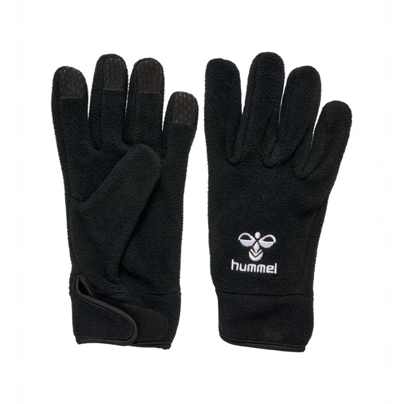 Hummel Fleece Ženske Rukavice Crne | 344619-483