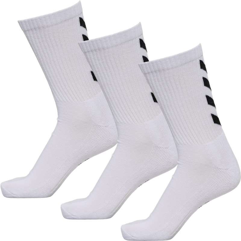 Hummel Fundamental 3-pack Muške Čarape Bijele | 628496-527
