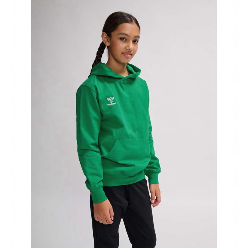 Hummel Go 2.0 Dječje Majica s Kapuljačom Zelene | 778210-602