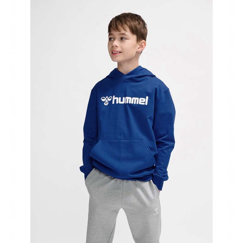 Hummel Go 2.0 Logo Dječje Majica s Kapuljačom Plave | 116481-086