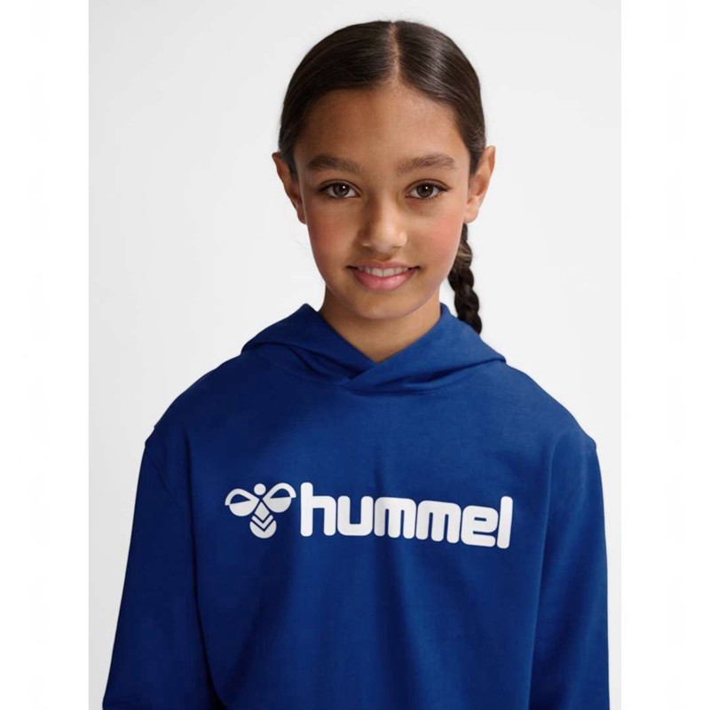 Hummel Go 2.0 Logo Dječje Majica s Kapuljačom Plave | 116481-086
