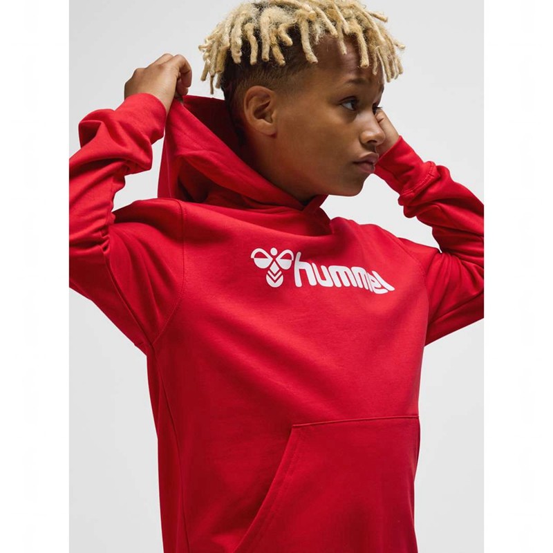 Hummel Go 2.0 Logo Dječje Majica s Kapuljačom Crvene | 858408-338