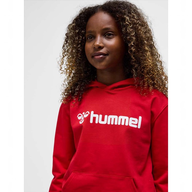 Hummel Go 2.0 Logo Dječje Majica s Kapuljačom Crvene | 858408-338
