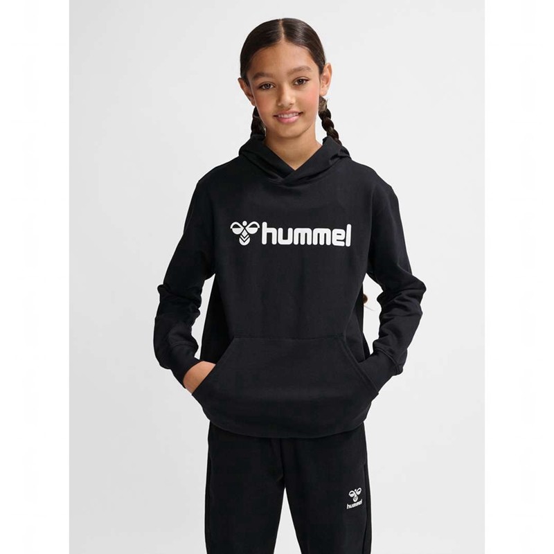 Hummel Go 2.0 Logo Dječje Majica s Kapuljačom Crne | 163943-504