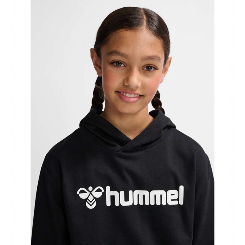 Hummel Go 2.0 Logo Dječje Majica s Kapuljačom Crne | 163943-504