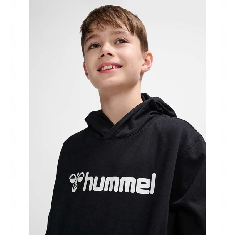 Hummel Go 2.0 Logo Dječje Majica s Kapuljačom Crne | 163943-504