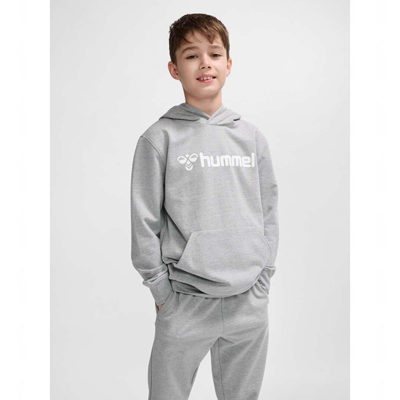 Hummel Go 2.0 Logo Dječje Majica s Kapuljačom Sive | 450375-960