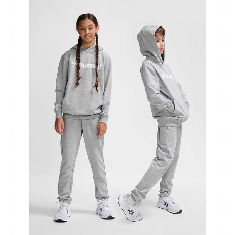 Hummel Go 2.0 Logo Dječje Majica s Kapuljačom Sive | 450375-960