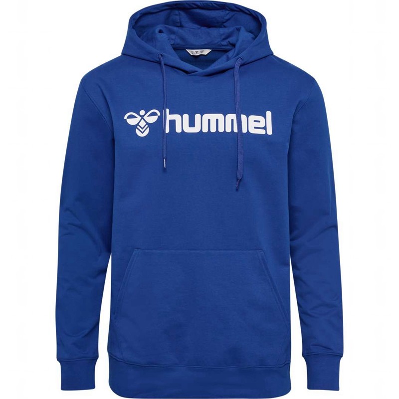 Hummel Go 2.0 Logo Muške Majica s Kapuljačom Plave | 105161-757