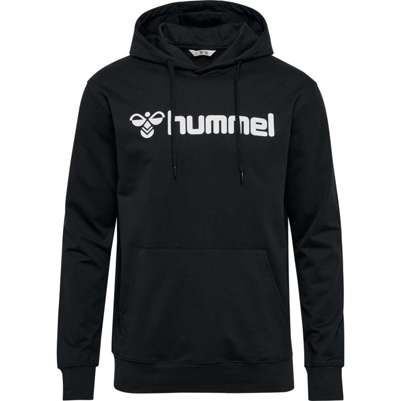 Hummel Go 2.0 Logo Muške Majica s Kapuljačom Crne | 614405-214