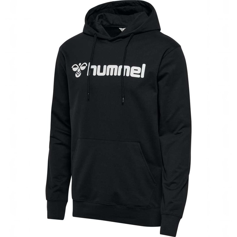 Hummel Go 2.0 Logo Muške Majica s Kapuljačom Crne | 614405-214