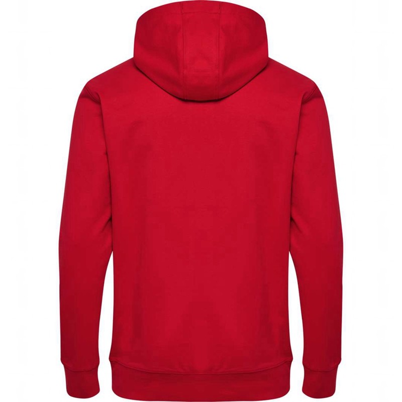 Hummel Go 2.0 Logo Muške Majica s Kapuljačom Crvene | 625647-029