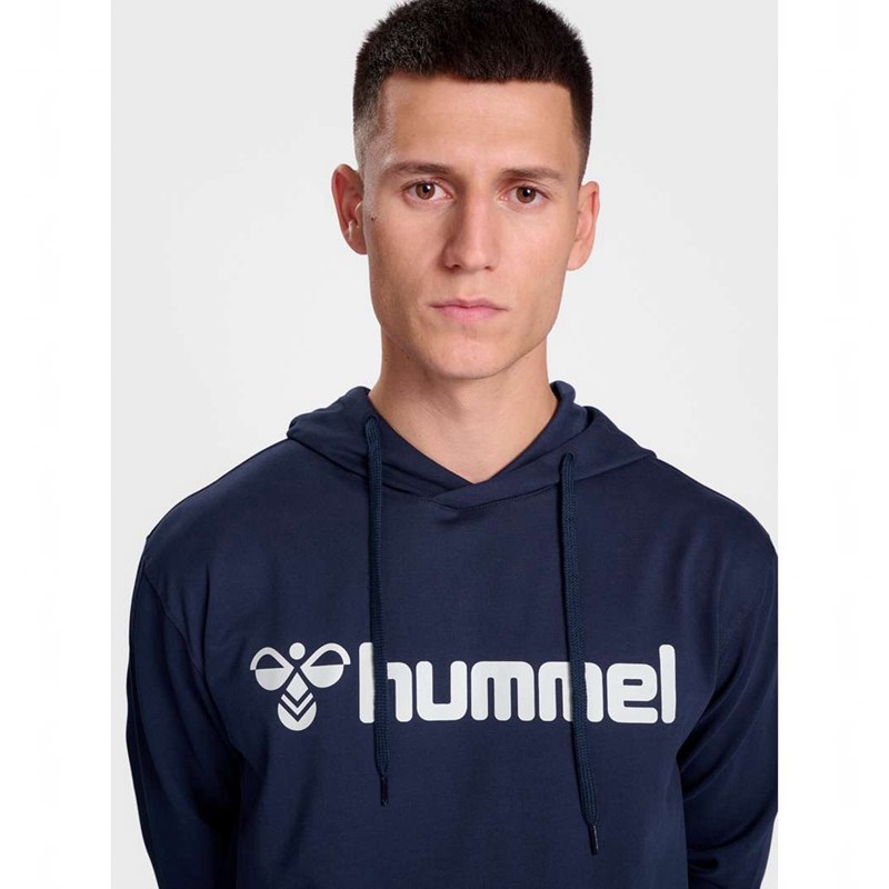 Hummel Go 2.0 Logo Muške Majica s Kapuljačom Tamnoplave | 230549-606