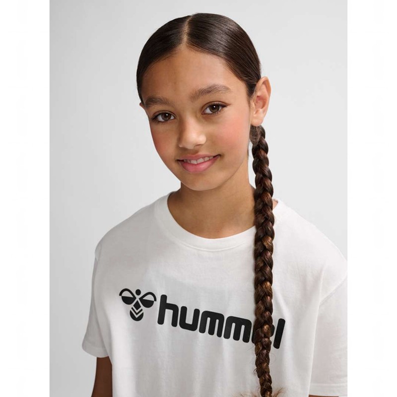 Hummel Go 2.0 Logo S/S Dječje Majice Bijele | 562548-236