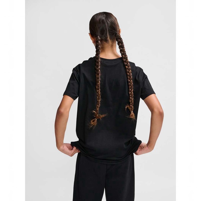 Hummel Go 2.0 Logo S/S Dječje Majice Crne | 252565-748
