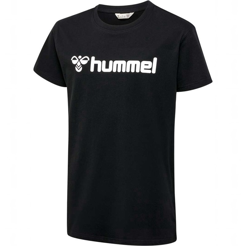 Hummel Go 2.0 Logo S/S Dječje Majice Crne | 252565-748