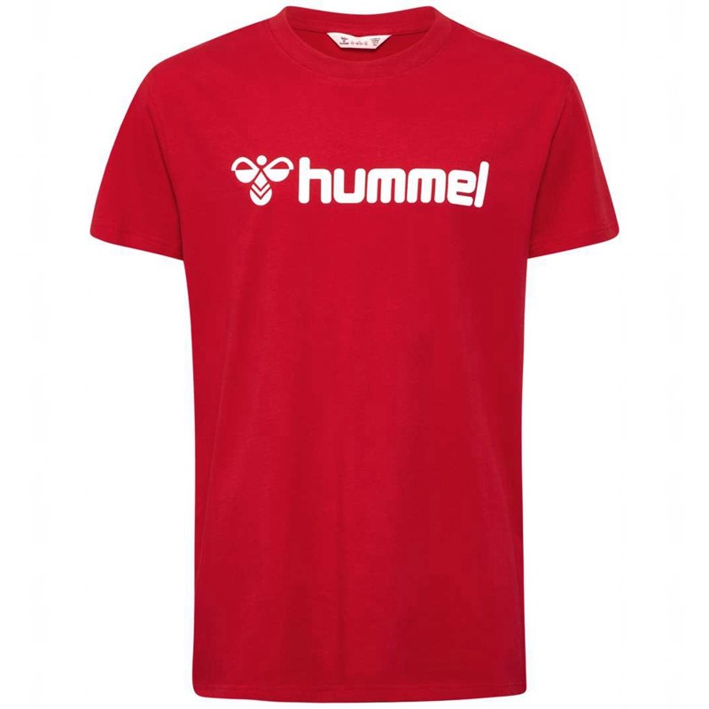 Hummel Go 2.0 Logo S/S Dječje Majice Crvene | 090776-385