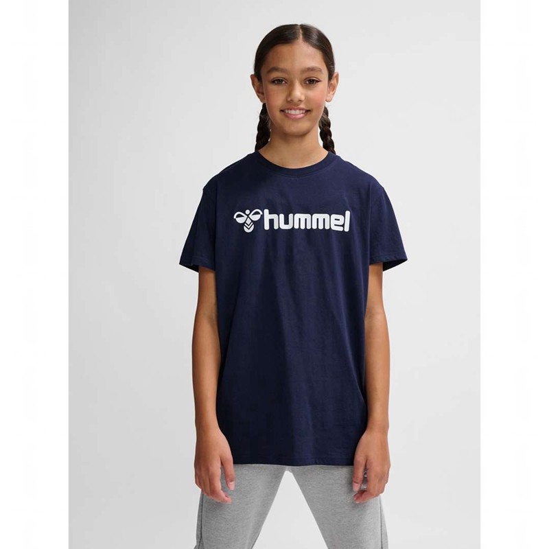 Hummel Go 2.0 Logo S/S Dječje Majice Tamnoplave | 898404-430