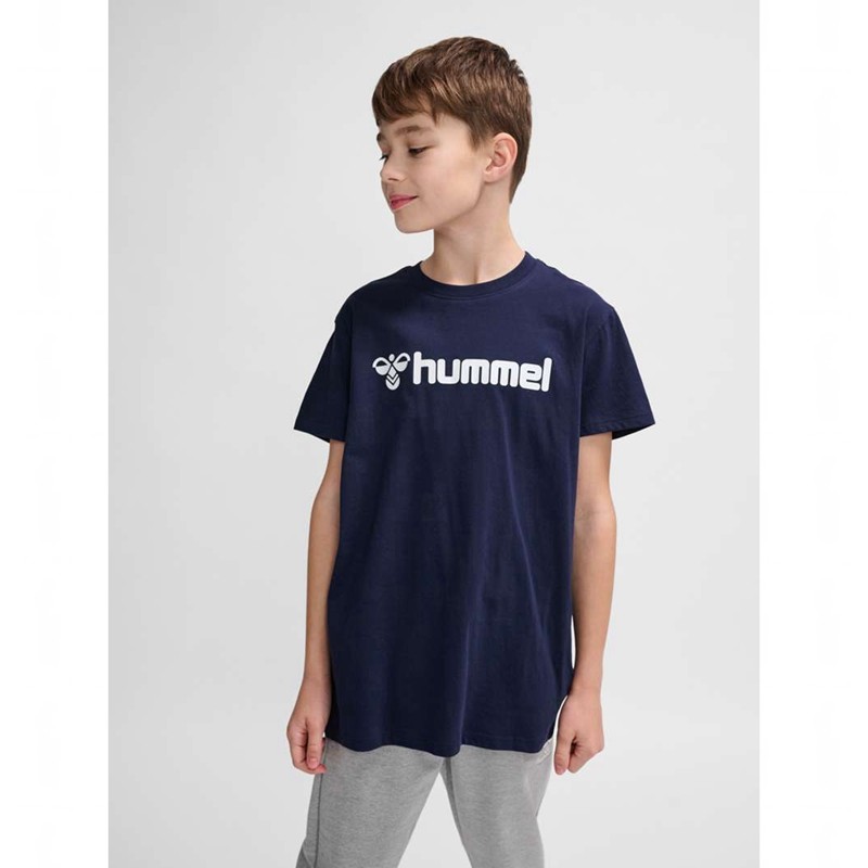 Hummel Go 2.0 Logo S/S Dječje Majice Tamnoplave | 898404-430