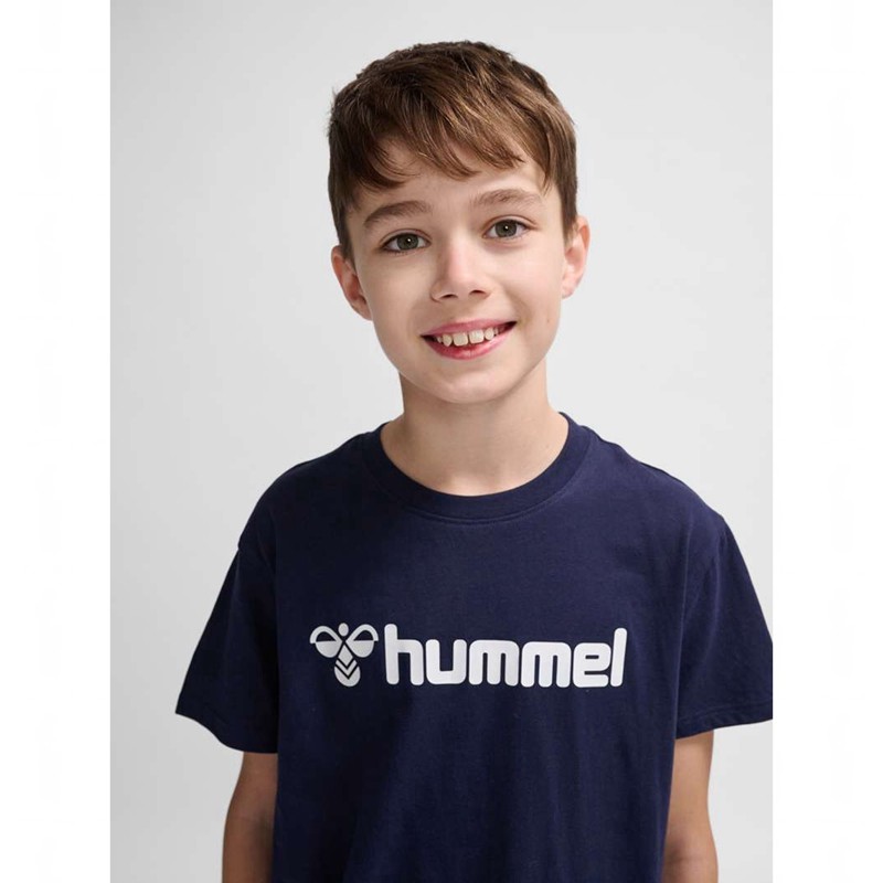 Hummel Go 2.0 Logo S/S Dječje Majice Tamnoplave | 898404-430