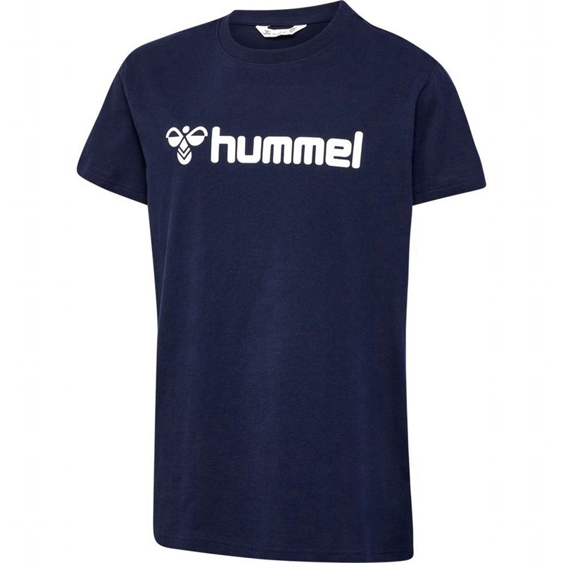 Hummel Go 2.0 Logo S/S Dječje Majice Tamnoplave | 898404-430