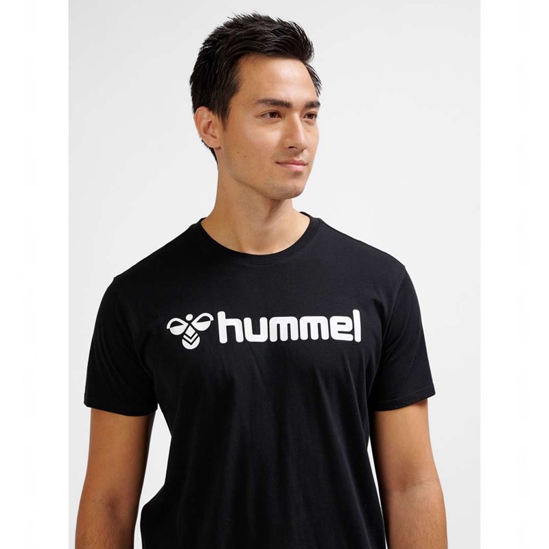 Hummel Go 2.0 Logo S/S Muške Majice Crne | 196186-260