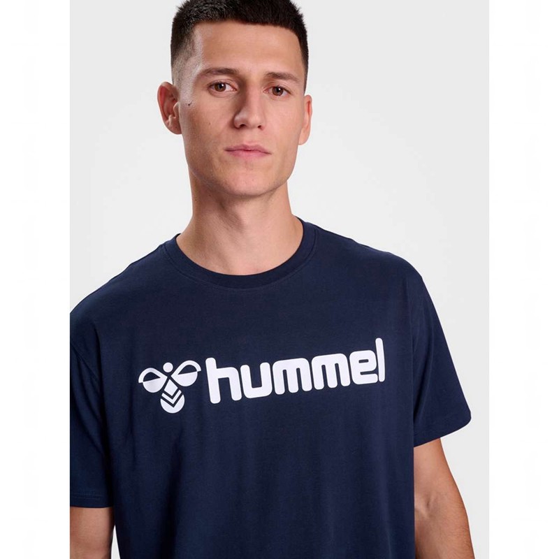 Hummel Go 2.0 Logo S/S Muške Majice Tamnoplave | 232312-507