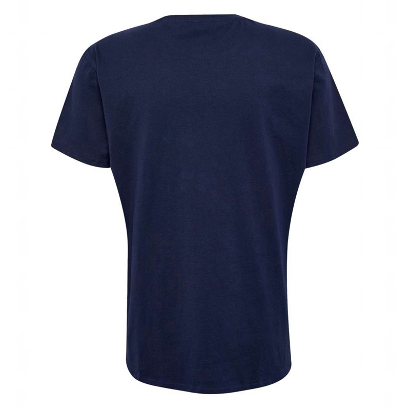 Hummel Go 2.0 Logo S/S Muške Majice Tamnoplave | 232312-507