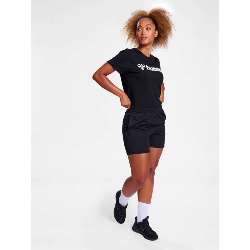 Hummel Go 2.0 Logo S/S Ženske Hulahopke Crne | 536374-214